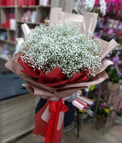 Букет цветов из: Гипсофила в Старая Станица
