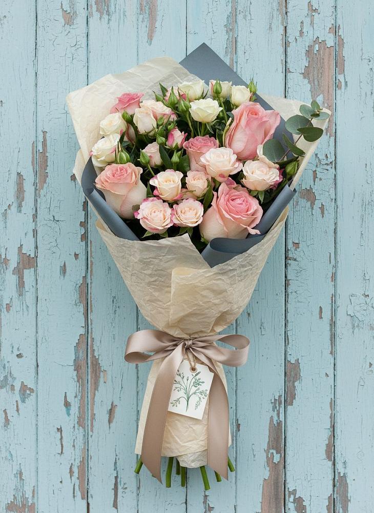 Букет цветов из: Розы в Старая Станица