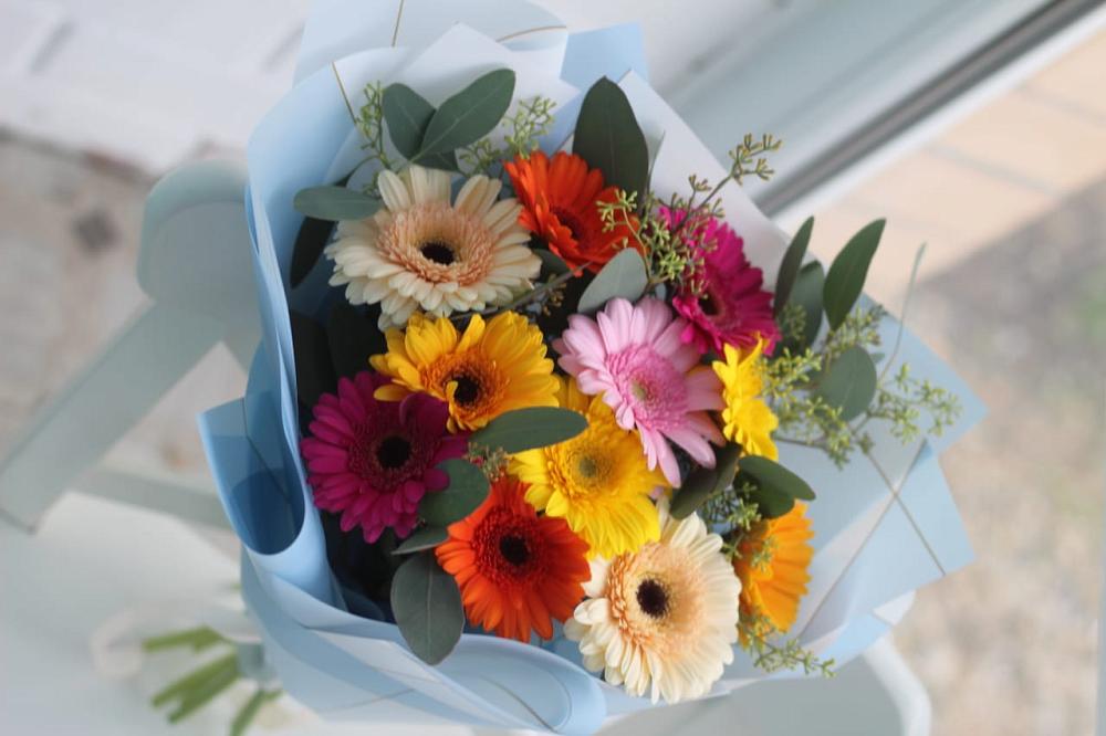 Букет цветов из: Герберы в Старая Станица