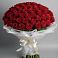Букет 101 Красная роза Блэк Мэджик в Старая Станица