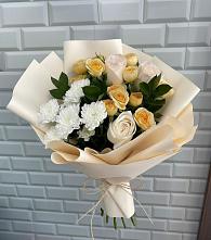 Букет цветов из:  Розы и Хризантемы в Старая Станица