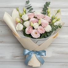 Букет цветов из:  Лизиантусы #REPLACE_PRED# Старая Станица