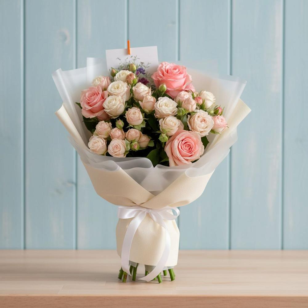 Букет цветов из: Розы в Старая Станица