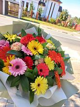 Букет цветов из:  Герберы #REPLACE_PRED# Старая Станица