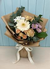 Букет цветов из:  Герберы и Хризантемы в Старая Станица