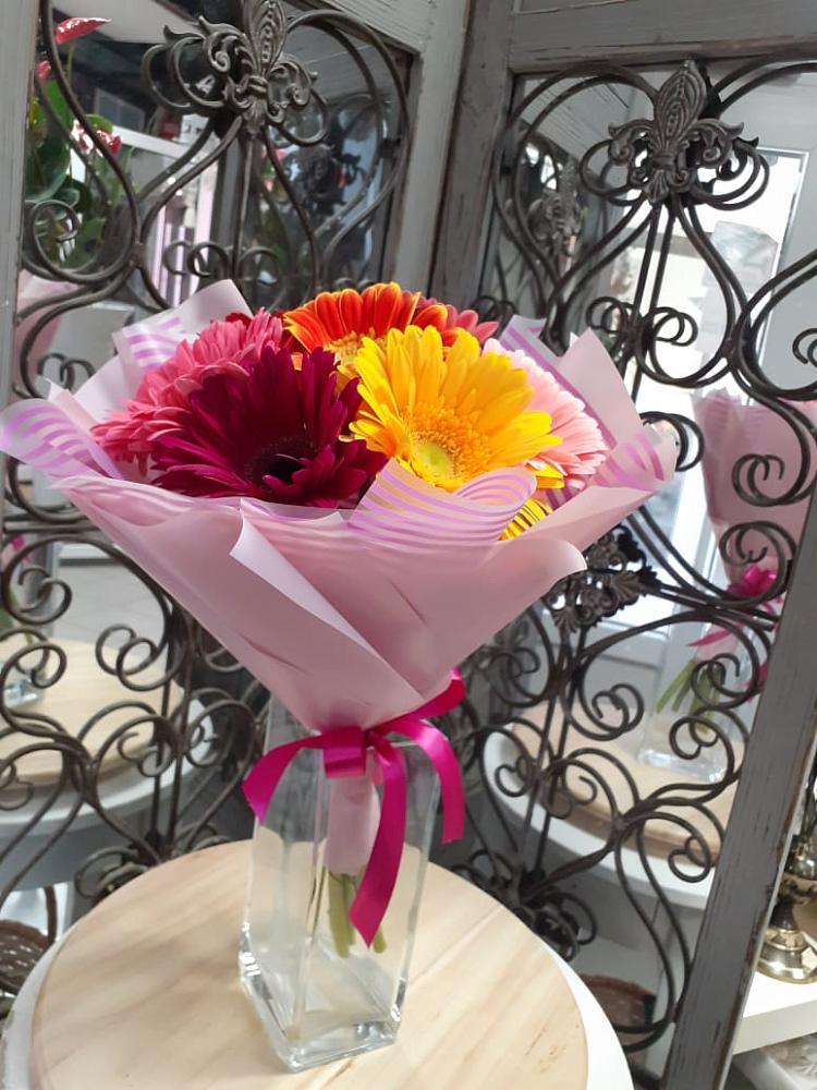 Букет цветов из: Герберы в Старая Станица