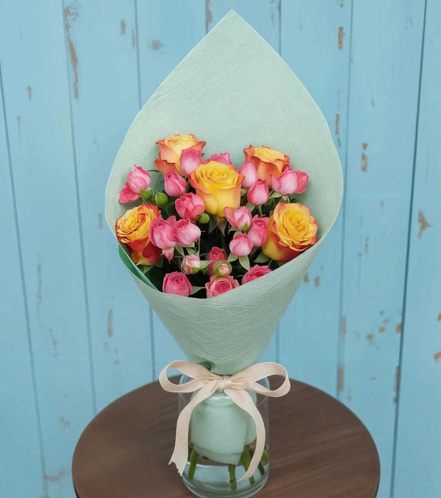 Букет цветов из: Розы в Старая Станица