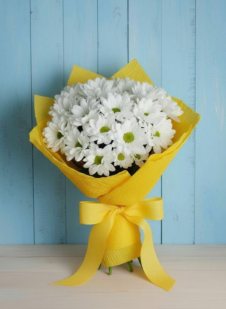Букет цветов из: Хризантемы в Старая Станица