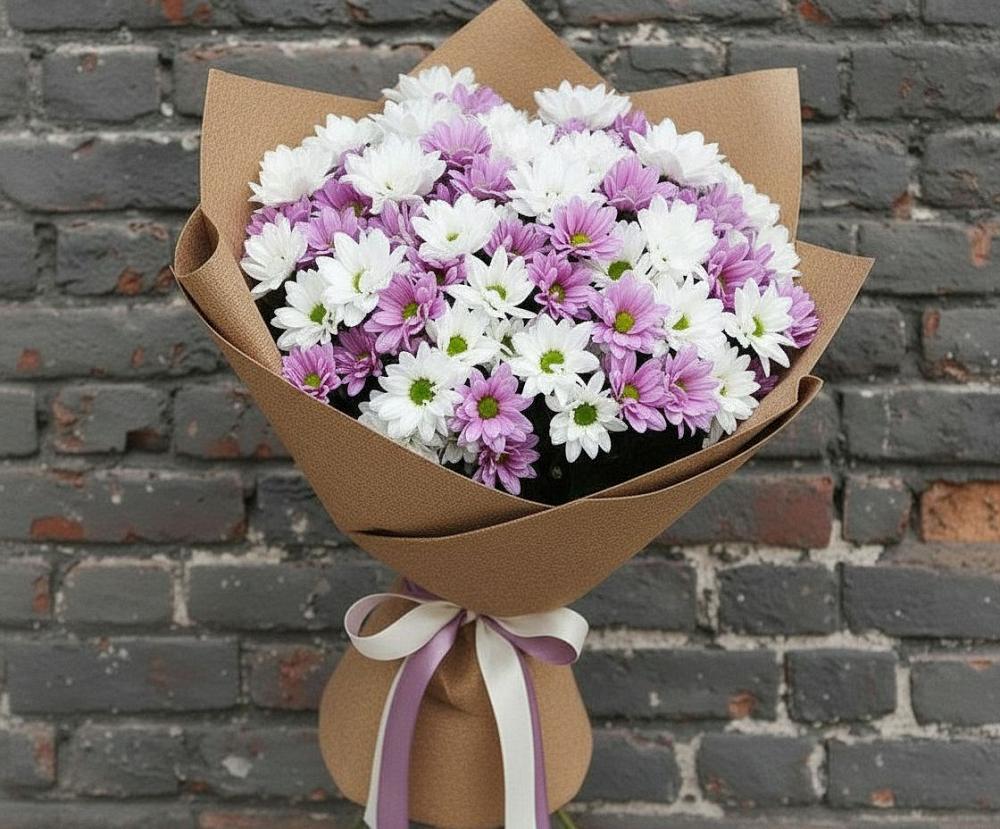 Букет цветов из: Хризантемы в Старая Станица