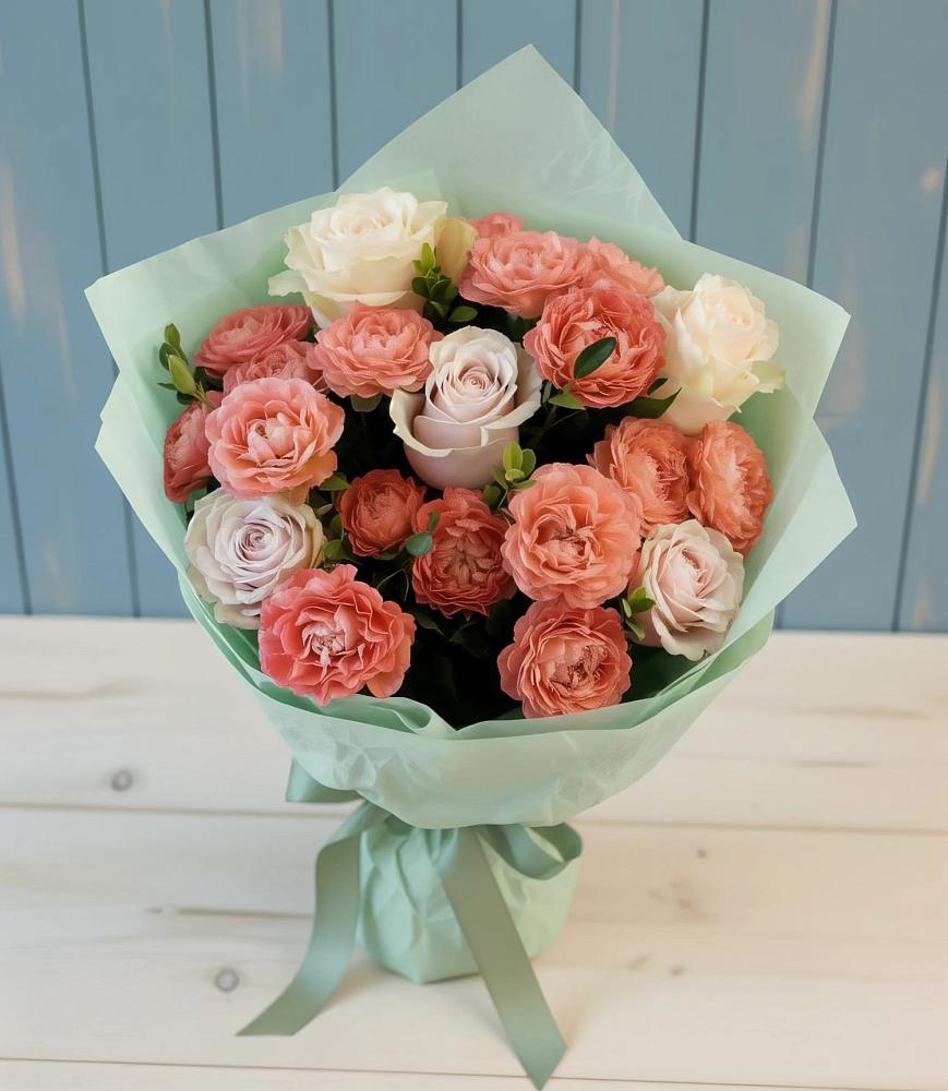 Букет цветов из: Розы в Старая Станица