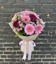 Букет цветов из:  Герберы и Хризантемы #REPLACE_PRED# Старая Станица
