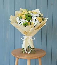 Букет цветов из:  Хризантемы и Розы в Старая Станица