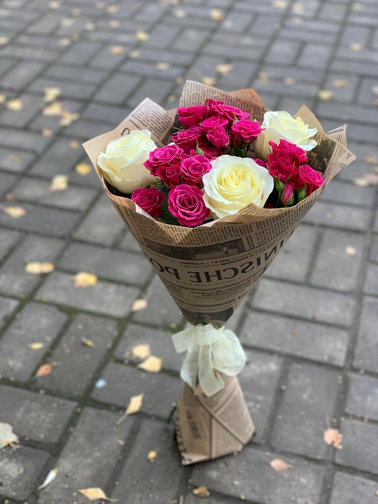 Букет цветов из: Розы в Старая Станица