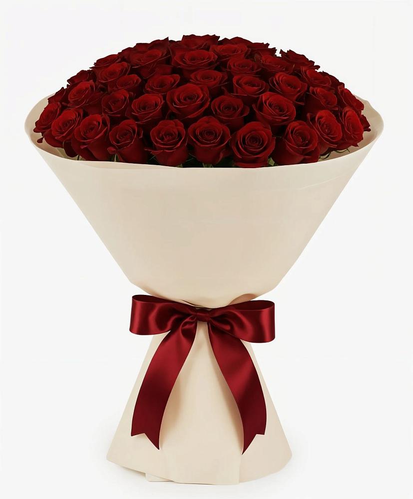 Букет 101 Бордовая роза Блэк Бакарра в Старая Станица